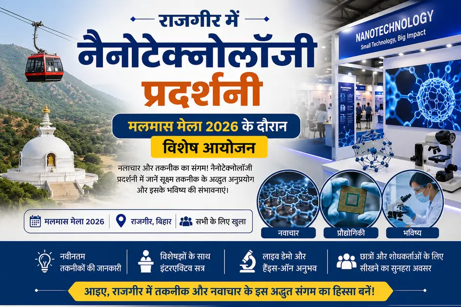 Nanotechnology Exhibition In Rajgir A Special Event During Malmas Mela