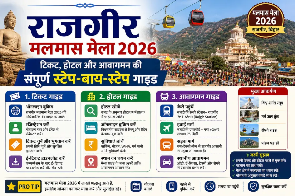 Rajgir Malmas Mela Complete Step By Step Guide To Tickets Hotels And Transportation