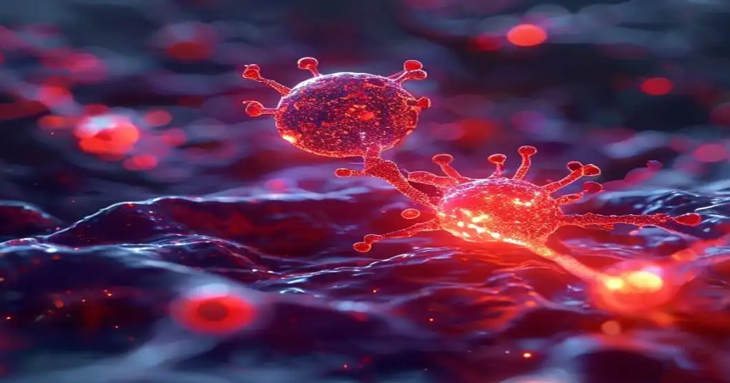 A professional 3D illustration of a glowing red go